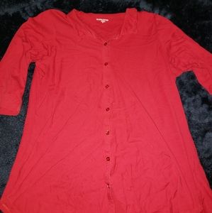Red Collared Shirt